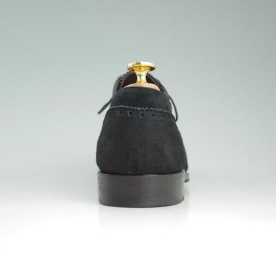 極上★(スペイン製)カルミナ SIZE 6.5【★伊勢丹取扱い/セミブローグ】ORIENTラスト/スエード/NEGRO/黒/80426/CARMINA★c944
