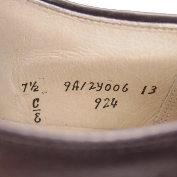 美品☆オールデン 7.5E【☆NST/ノルウィージャンフロント/924】黒