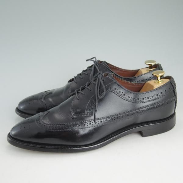 極上★(米)アレンエドモンズ 8.5D【★ロングウイング/McGREGOR】カーフ/黒/メンズ/ALLEN EDMONDS★c950