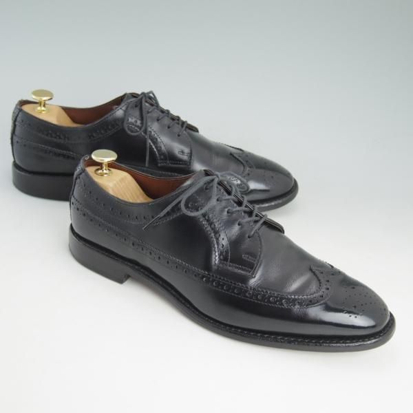 極上★(米)アレンエドモンズ 8.5D【★ロングウイング/McGREGOR】カーフ/黒/メンズ/ALLEN EDMONDS★c950