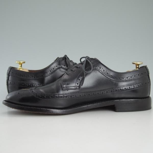 極上★(米)アレンエドモンズ 8.5D【★ロングウイング/McGREGOR】カーフ/黒/メンズ/ALLEN EDMONDS★c950