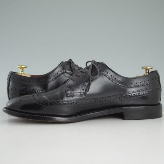 極上★(米)アレンエドモンズ 8.5D【★ロングウイング/McGREGOR】カーフ/黒/メンズ/ALLEN EDMONDS★c950