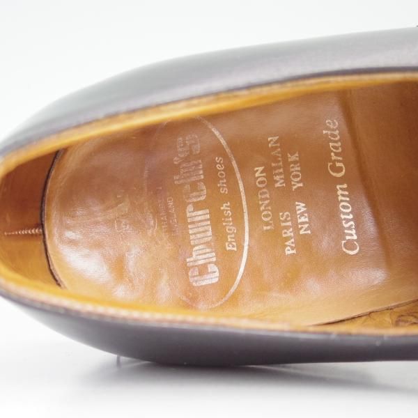 極上★チャーチ 85F/UK8.5【★コンサル/73ラスト/3都市〜4都市ロゴ過渡期/旧チャーチ】CONSUL/ストレートチップ/カーフ/Church's★c951