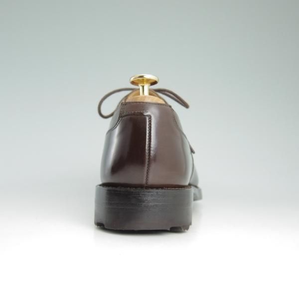 極美品★クロケット&ジョーンズ 6.5E【★リッジウェイソール仕様】WEXFORD/371ラスト/茶/WAX CALF/カーフ/Uチップ/Crockett&Jones★c955