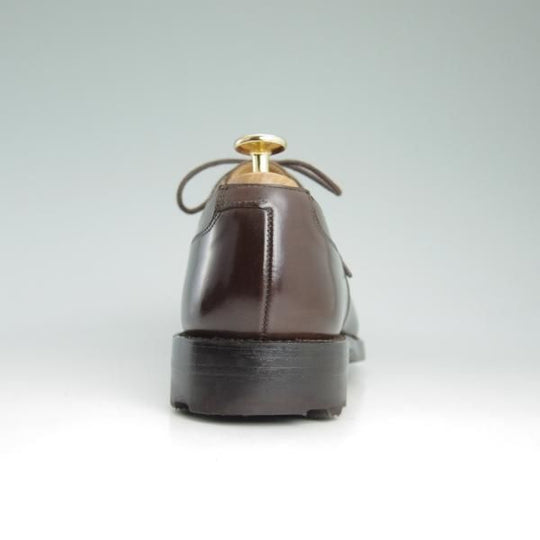 極美品★クロケット&ジョーンズ 6.5E【★リッジウェイソール仕様】WEXFORD/371ラスト/茶/WAX CALF/カーフ/Uチップ/Crockett&Jones★c955