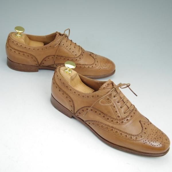 極上★チャーチ(レディース) SIZE 37【★BURWOOD 3W/バーウッド】8723-96/フルブローグ/ウイングチップ/Church's★c957