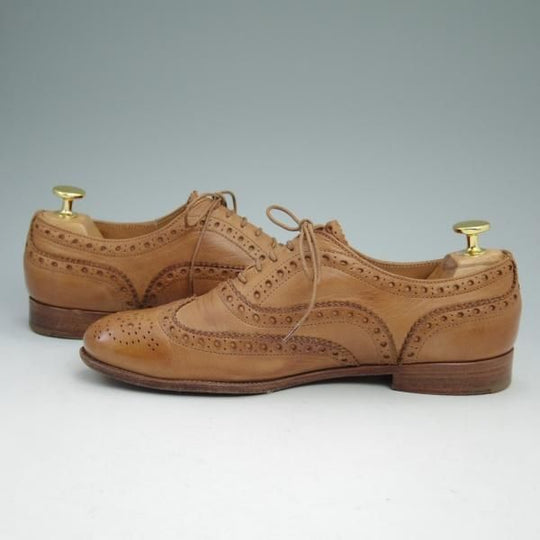 極上★チャーチ(レディース) SIZE 37【★BURWOOD 3W/バーウッド】8723-96/フルブローグ/ウイングチップ/Church's★c957