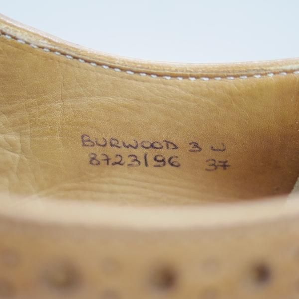 極上★チャーチ(レディース) SIZE 37【★BURWOOD 3W/バーウッド】8723-96/フルブローグ/ウイングチップ/Church's★c957