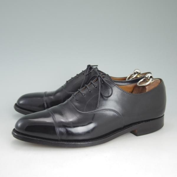 ★(英)チーニー製 UK8/US8.5E【★(米)Barrie Ltd.別注/175ラスト】ストーレートチップ/黒/カーフ/CHEANEY★c960