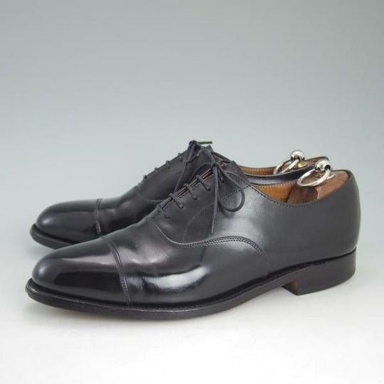 ★(英)チーニー製 UK8/US8.5E【★(米)Barrie Ltd.別注/175ラスト】ストーレートチップ/黒/カーフ/CHEANEY★c960