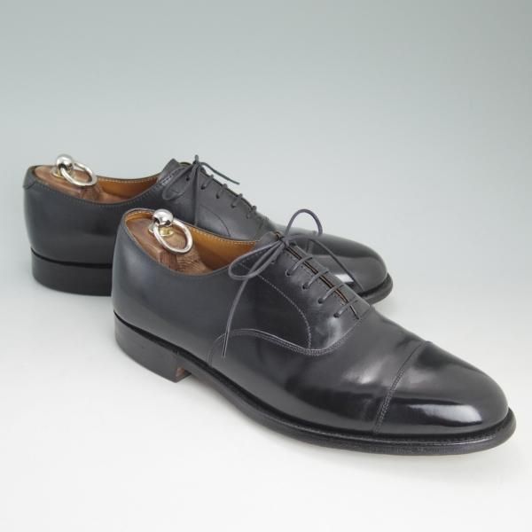 ★(英)チーニー製 UK8/US8.5E【★(米)Barrie Ltd.別注/175ラスト】ストーレートチップ/黒/カーフ/CHEANEY★c960