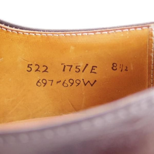 ★(英)チーニー製 UK8/US8.5E【★(米)Barrie Ltd.別注/175ラスト】ストーレートチップ/黒/カーフ/CHEANEY★c960