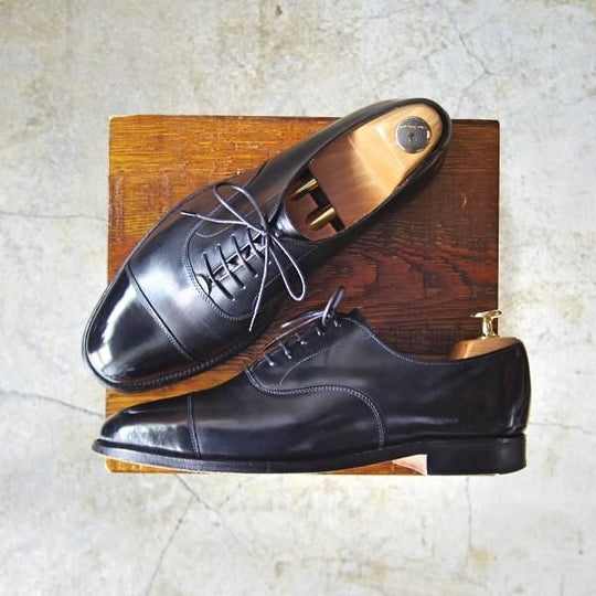 極上★(英)チーニー製 7.5E【★ロイドフットウェア別注/LloydFootwear】Mシリーズ/89ラスト/ストレートチップ/カーフ/CHEANEY★c962