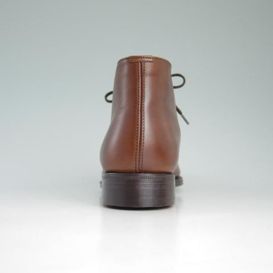 新品★チャーチ 55F/UK5.5【貴重★100ラスト/4都市ロゴ】チャッカブーツ/茶/カーフ/Church's★c963