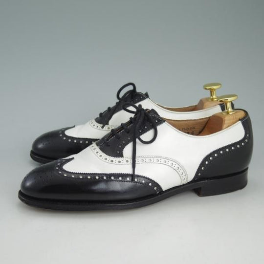 クロケット&ジョーンズ(レディース) SIZE 60C【★貴重★LYNTON/リントン】フルブローグ/カーフ/スペクテイター/Crockett&Jones★c966