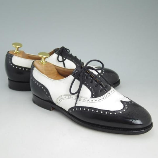 クロケット&ジョーンズ(レディース) SIZE 60C【★貴重★LYNTON/リントン】フルブローグ/カーフ/スペクテイター/Crockett&Jones★c966