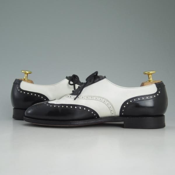 クロケット&ジョーンズ(レディース) SIZE 60C【★貴重★LYNTON/リントン】フルブローグ/カーフ/スペクテイター/Crockett&Jones★c966