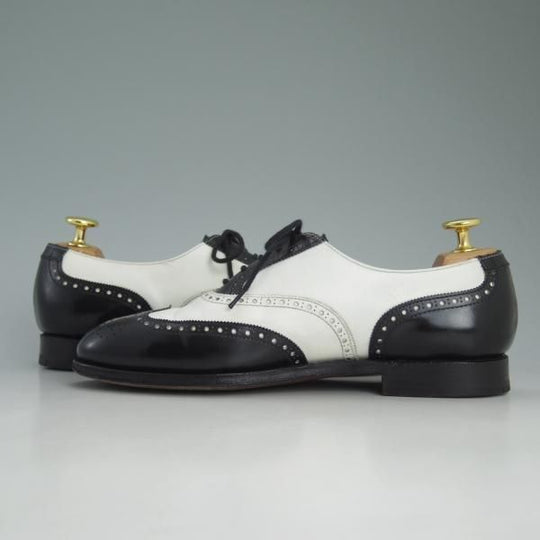 クロケット&ジョーンズ(レディース) SIZE 60C【★貴重★LYNTON/リントン】フルブローグ/カーフ/スペクテイター/Crockett&Jones★c966