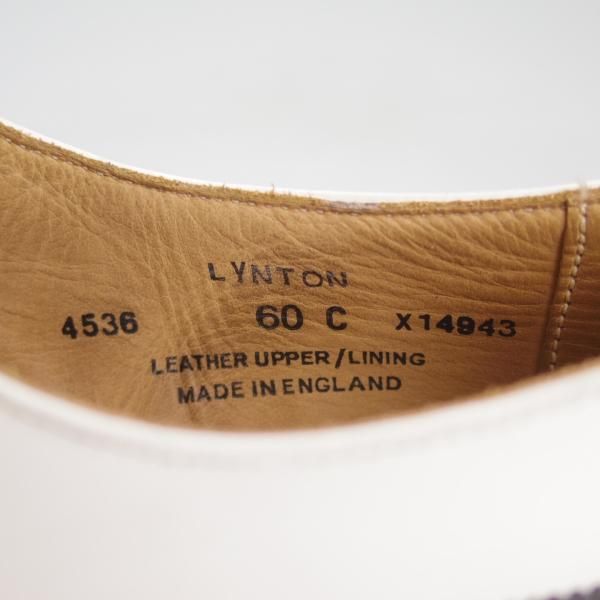 クロケット&ジョーンズ(レディース) SIZE 60C【★貴重★LYNTON/リントン】フルブローグ/カーフ/スペクテイター/Crockett&Jones★c966