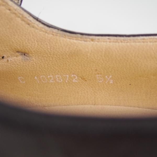 未使用★(伊)タニノクリスチー SIZE 5.5【★定価15万円以上/コインローファー/黒】カーフ/102872/men's/メンズ/TANINO CRISCI★c971