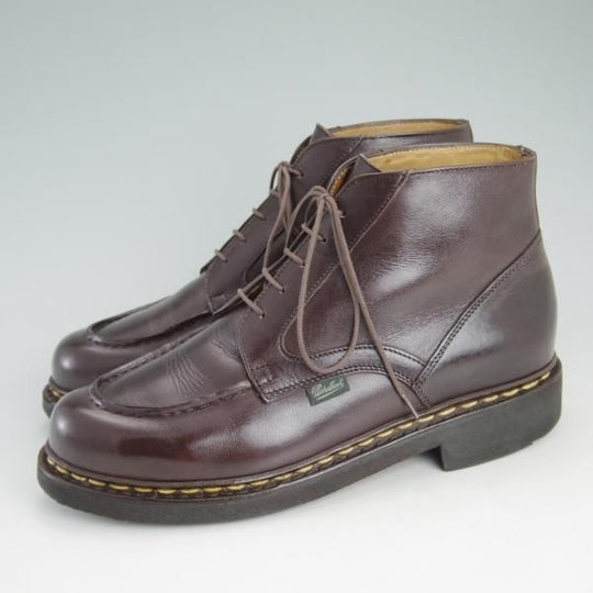 極上★パラブーツ SIZE 5.5【貴重★シャンルース/CHAMROUSSE/シャンボードのブーツタイプ】カフェ/Uチップ/リスレザー/Paraboot★c979