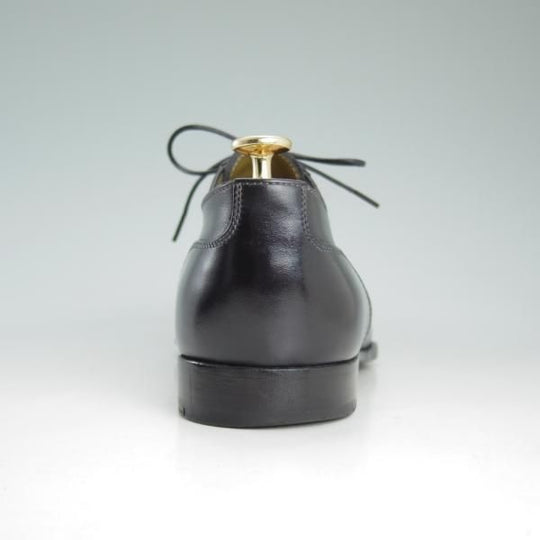 ★(伊)ステファノビ SIZE 7.5【★ストレートチップ】黒/カーフ/STEFANOBI★c984