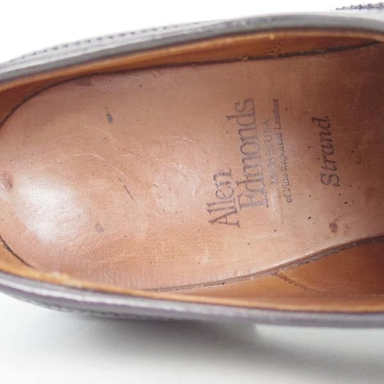 極上★(米)アレンエドモンズ 7E【定価￥75,900-★Strand/ストランド】セミブローグ/カーフ/黒/ALLEN EDMONDS★c988