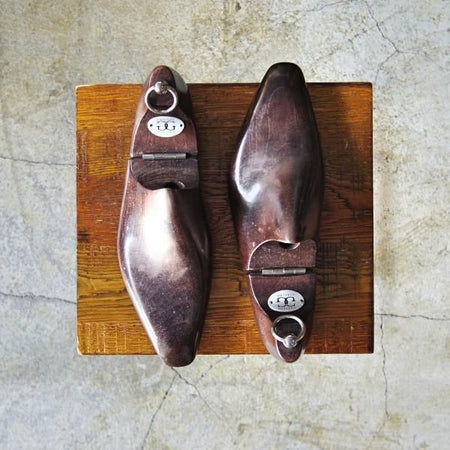 極上★(英)ガジアーノ&ガーリング UK5.5程度【貴重★ビスポーク用/純正シューツリー】木製シューキーパー/メンズ/GAZIANO&GIRLING★c990