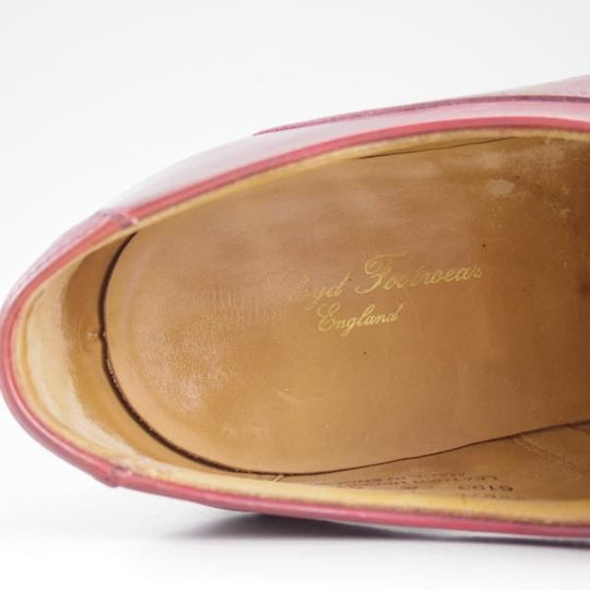 極上★(英)アルフレッドサージェント UK7.5【★ロイドフットウェア別注/LloydFootwear】赤茶/Uチップ/カーフ/Alfred Sargent★c991