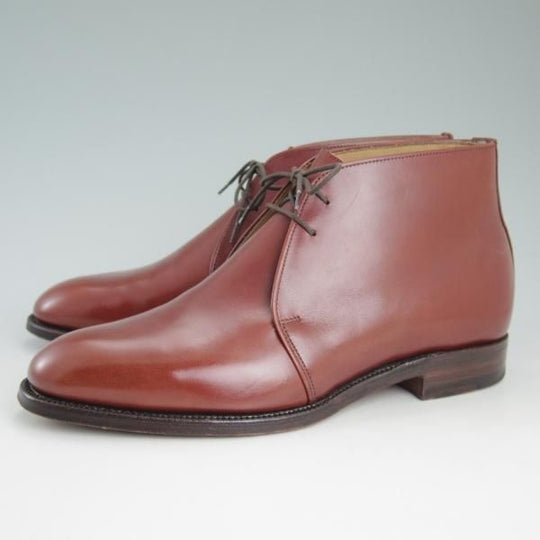 美品★(英)アルフレッドサージェント UK7【高額★(英)dunhill別注/ダンヒル】チャッカブーツ/サージェント/カーフ/Alfred Sargent★c992