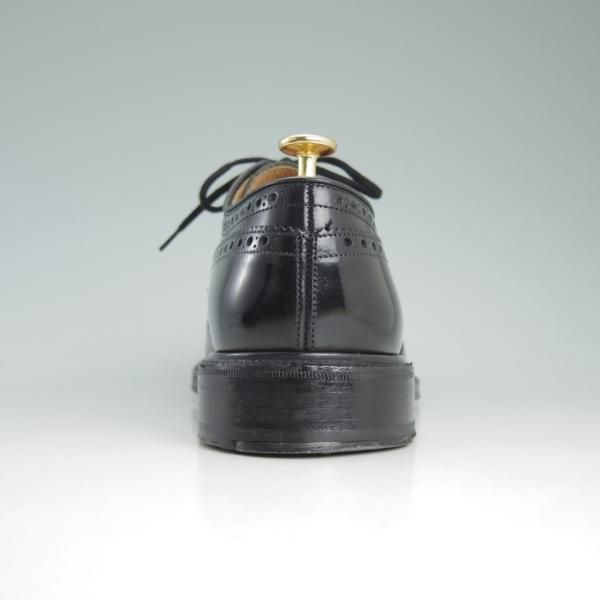 極美品★チャーチ 80F/UK8【★グラフトン/GRAFTON/173ラスト】ポリッシュドバインダーカーフ/4都市ロゴ/黒/フルブローグ/Church's★c994