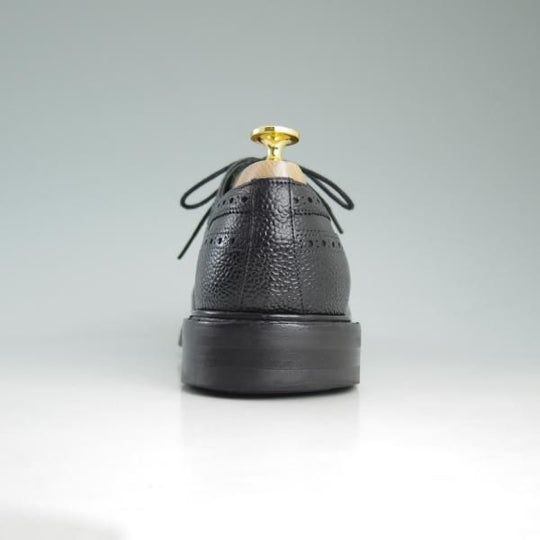 極美品★(英)CHEANEY/チーニー 7F【★ダイナイトソール仕様/1886ラスト】フルブローグ/黒/グレインレザー/ウイングチップ★d001