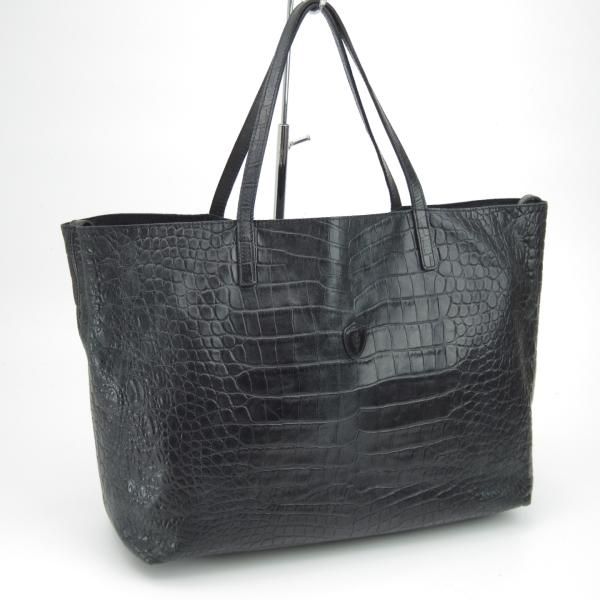 極上★フェリージ/Felisi【定価7.5万円★トートバッグ/11-91】レザー/クロコ型押し/トート バッグ/メンズ&レディース/ビジネス★N5247