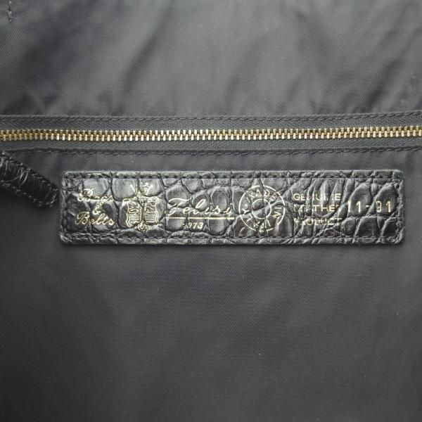 極上★フェリージ/Felisi【定価7.5万円★トートバッグ/11-91】レザー/クロコ型押し/トート バッグ/メンズ&レディース/ビジネス★N5247
