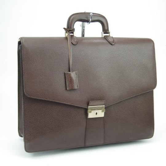 極上★(伊)サルヴァトーレ・フェラガモ/Ferragamo【★レザー ブリーフケース】茶/メンズ ビジネス バッグ/Salvatore★N5248