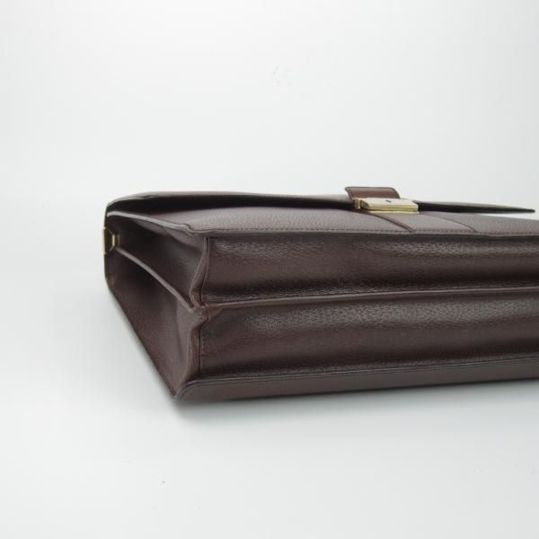 極上★(伊)サルヴァトーレ・フェラガモ/Ferragamo【★レザー ブリーフケース】茶/メンズ ビジネス バッグ/Salvatore★N5248