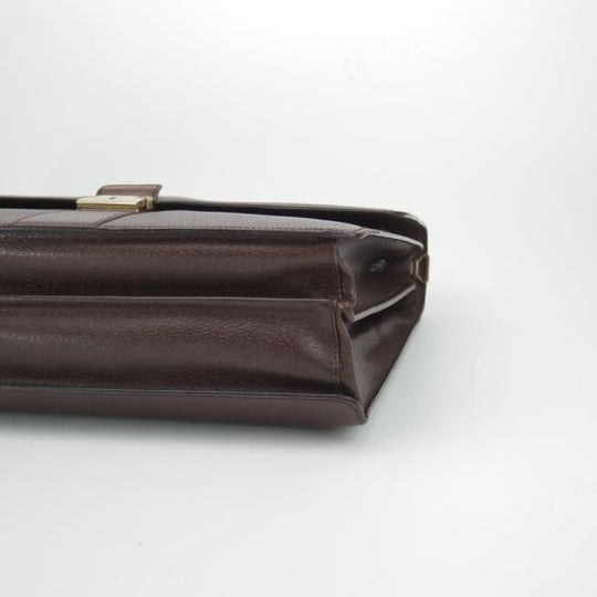 極上★(伊)サルヴァトーレ・フェラガモ/Ferragamo【★レザー ブリーフケース】茶/メンズ ビジネス バッグ/Salvatore★N5248
