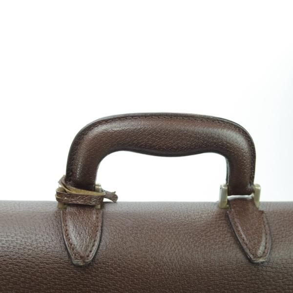 極上★(伊)サルヴァトーレ・フェラガモ/Ferragamo【★レザー ブリーフケース】茶/メンズ ビジネス バッグ/Salvatore★N5248
