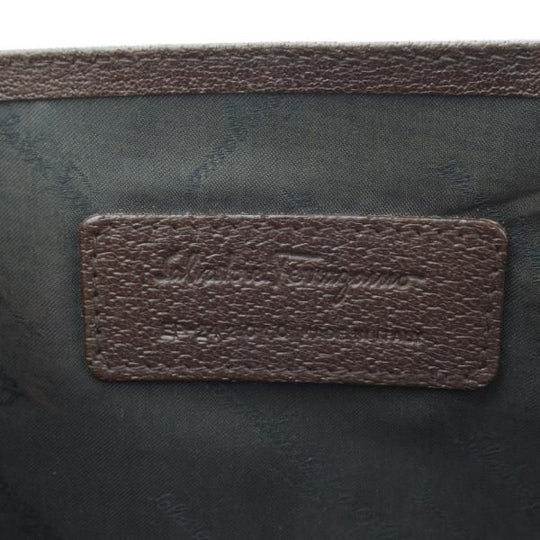 極上★(伊)サルヴァトーレ・フェラガモ/Ferragamo【★レザー ブリーフケース】茶/メンズ ビジネス バッグ/Salvatore★N5248