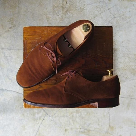 極上★チャーチ 65F/UK6.5【貴重★BEAMS別注/アンテロープ革/REAL CAPE BUCK/旧チャーチ】73ラスト/スエード/Church's★d009