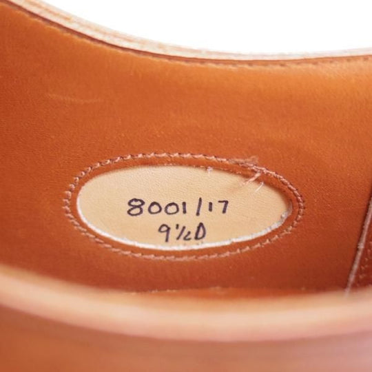 新品★(英)グレンソン 9.5D【最上級★マスターピース/Paul Stuart別注/ポールスチュアート】8001/17/ストレートチップ/GRENSON★d010