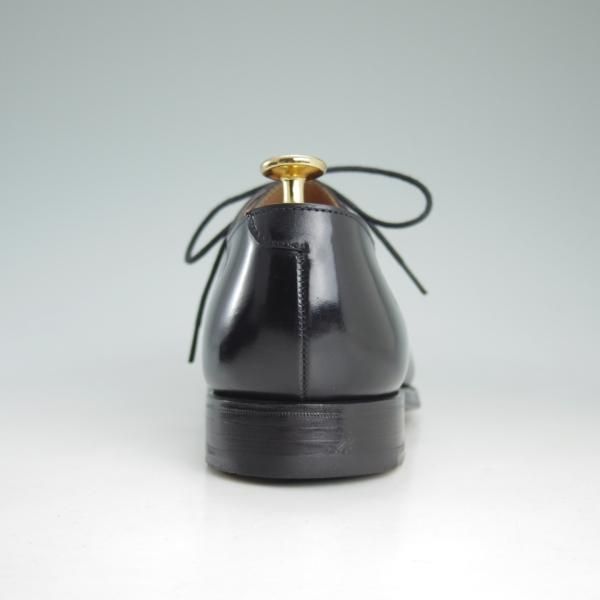極美品★クロケット&ジョーンズ 6E【★(英)ポールスミス コレクション別注/Paul Smith】317ラスト/プレーントゥ/黒/Crockett&Jones★d012
