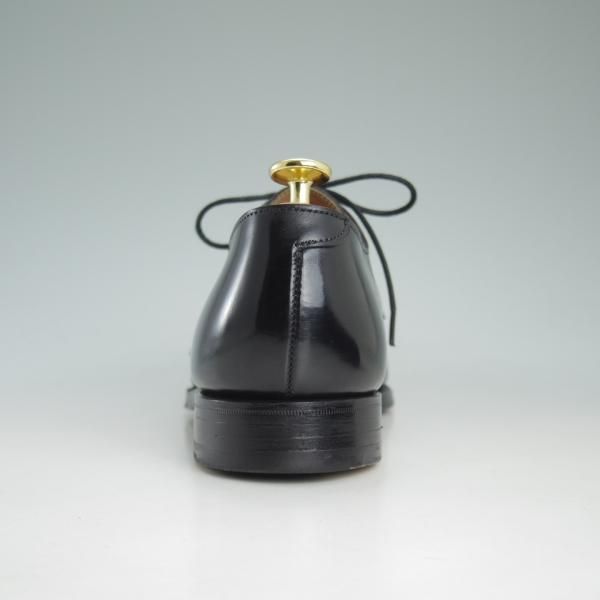 極美品★クロケット&ジョーンズ 6E【★(英)ポールスミス コレクション別注/Paul Smith】317ラスト/プレーントゥ/黒/Crockett&Jones★d012