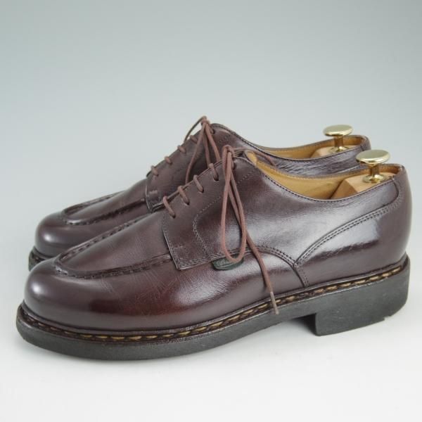 美品★パラブーツ SIZE 5.5【★シャンボード/CHAMBORD】カフェ/CAF/TEXソール/リスレザー/カーフ/Uチップ/Paraboot★d013