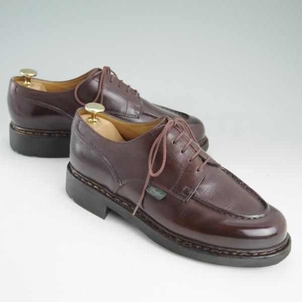 美品★パラブーツ SIZE 5.5【★シャンボード/CHAMBORD】カフェ/CAF/TEXソール/リスレザー/カーフ/Uチップ/Paraboot★d013