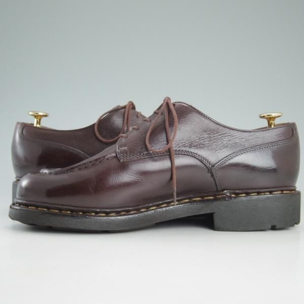 美品★パラブーツ SIZE 5.5【★シャンボード/CHAMBORD】カフェ/CAF/TEXソール/リスレザー/カーフ/Uチップ/Paraboot★d013