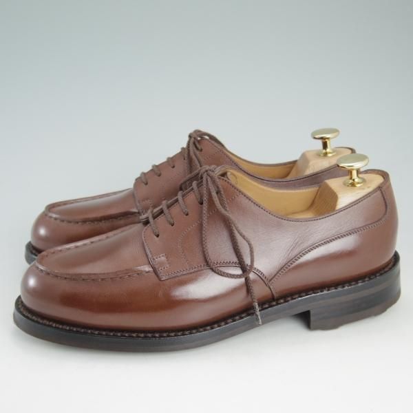 極美品★J.M.ウェストン 5.5E【極希少★TAN RUSSIAN/ロシアンカーフ/GOLF/ゴルフ】タン/641/31ラスト/Uチップ/Weston/ウエストン★d014