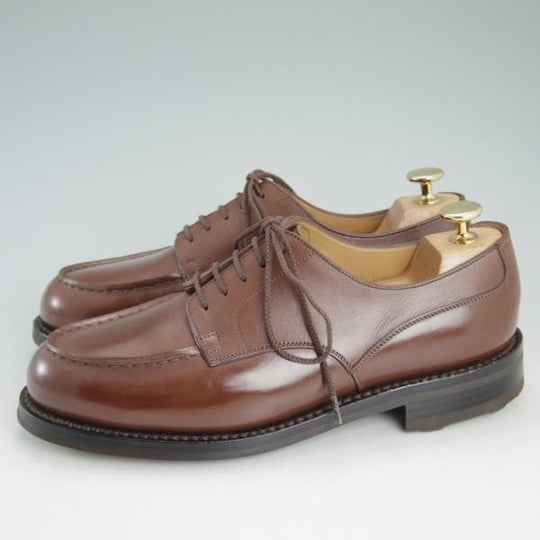 極美品★J.M.ウェストン 5.5E【極希少★TAN RUSSIAN/ロシアンカーフ/GOLF/ゴルフ】タン/641/31ラスト/Uチップ/Weston/ウエストン★d014