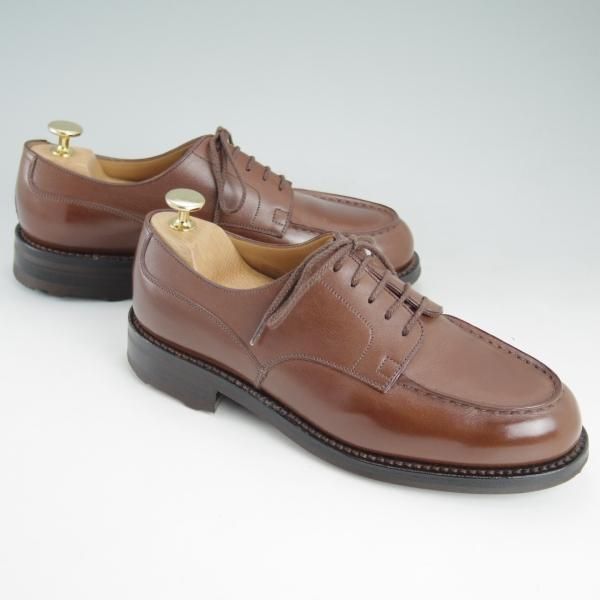 極美品★J.M.ウェストン 5.5E【極希少★TAN RUSSIAN/ロシアンカーフ/GOLF/ゴルフ】タン/641/31ラスト/Uチップ/Weston/ウエストン★d014