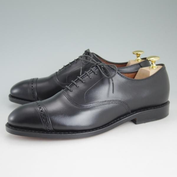 新品★(米)アレンエドモンズ 7E【定価￥75,900-★パンチドキャップトゥ/Fifth Avenue】カーフ/黒/メンズ/ALLEN EDMONDS★d022